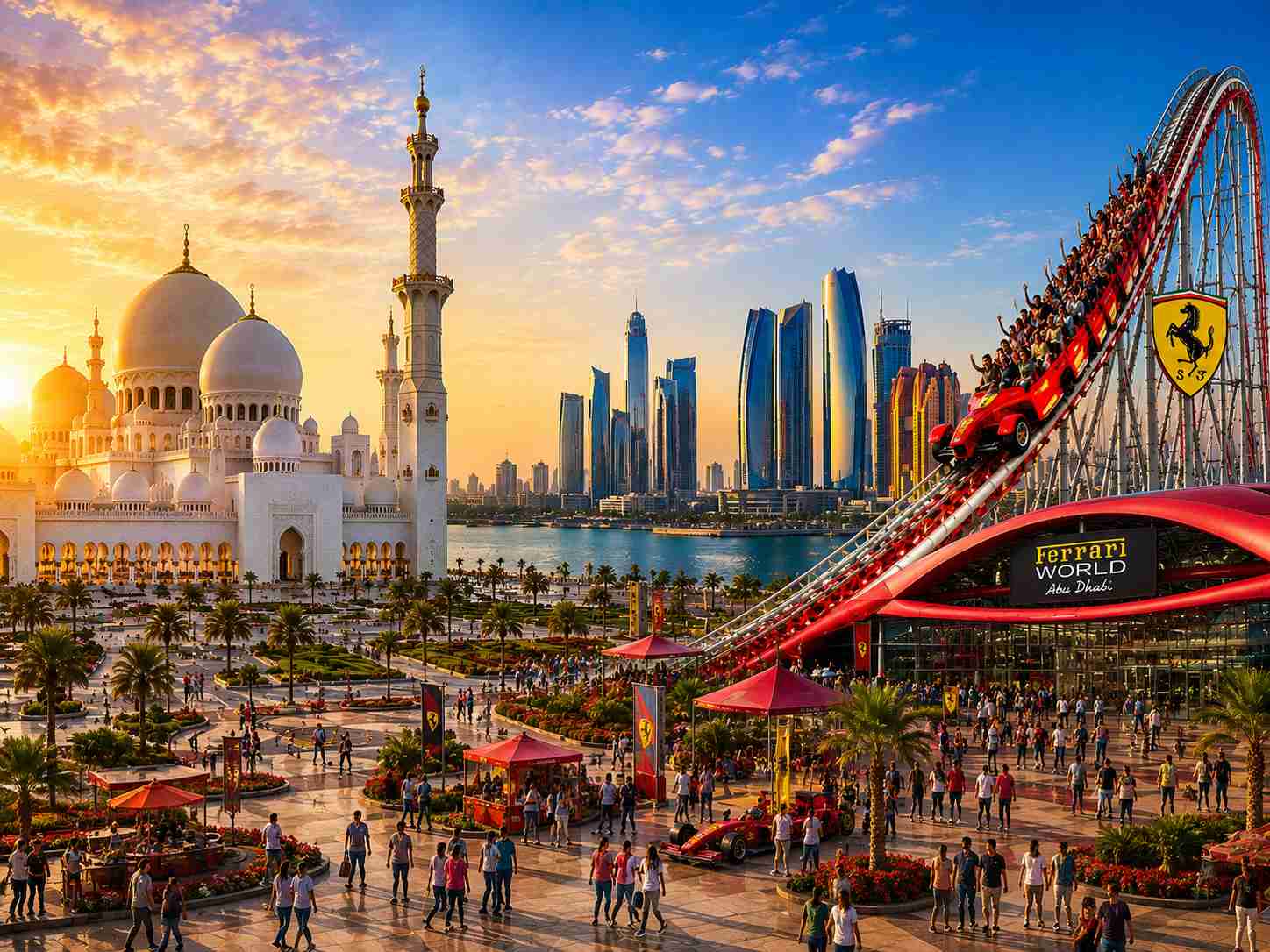 Visit Abu Dhabi's top landmarks in one day.