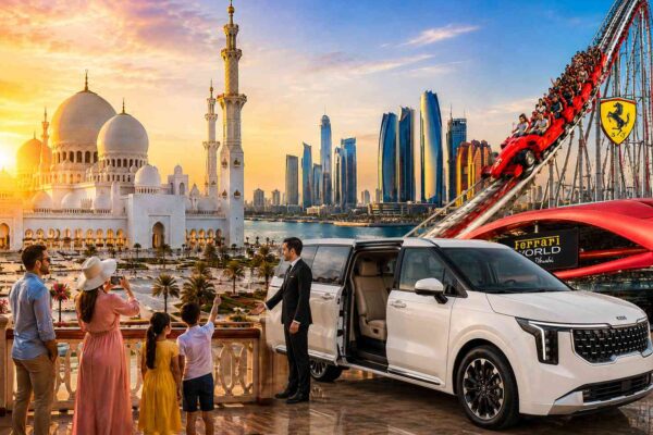 Private Abu Dhabi City Tour with Grand Mosque & Ferrari World Ticket