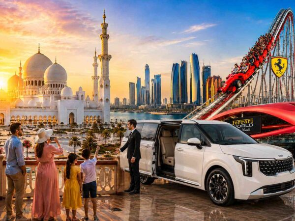 Private Abu Dhabi City Tour with Grand Mosque & Ferrari World Ticket