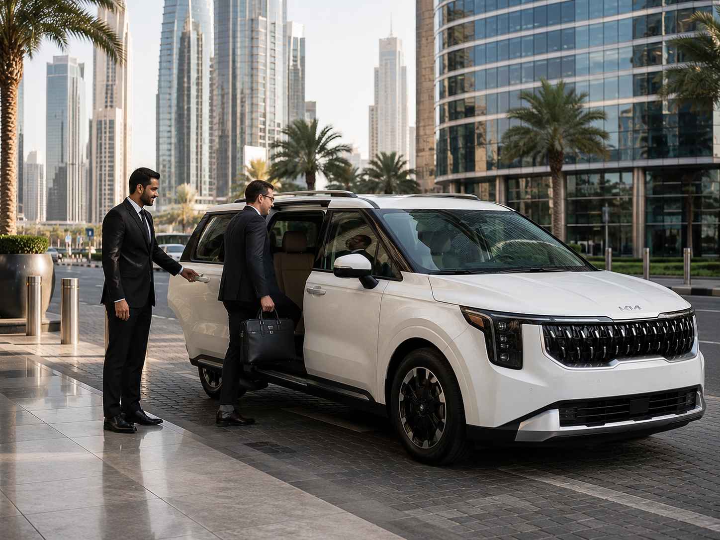 Comfortable executive airport transportation across Dubai.