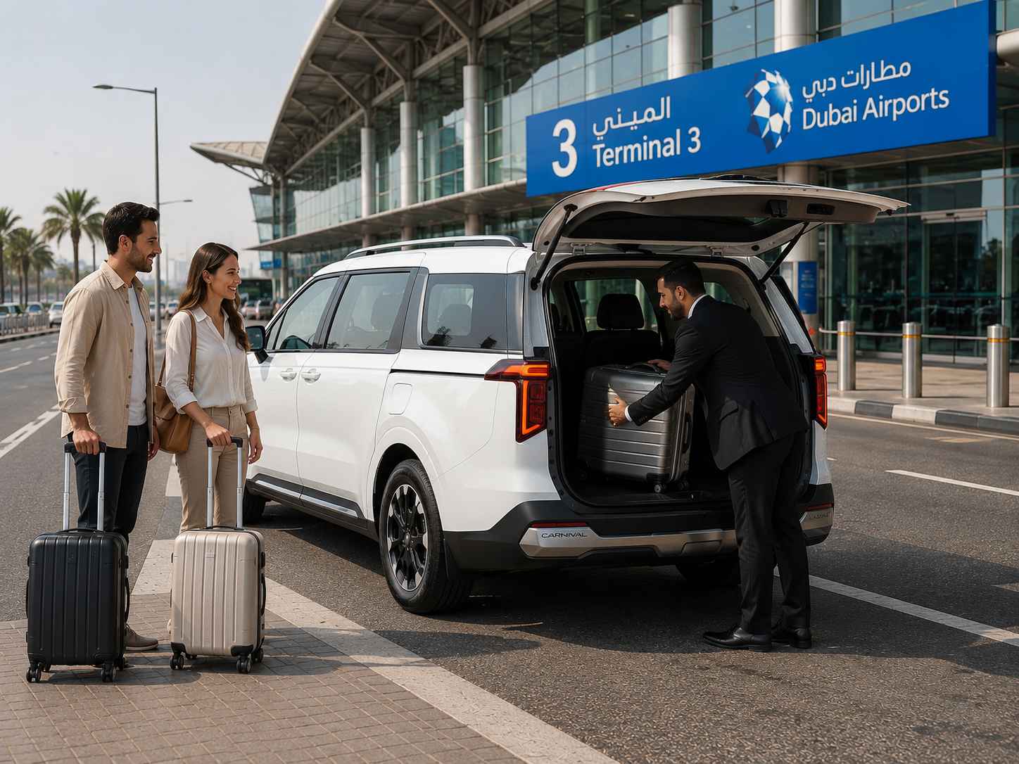 Complimentary luggage assistance is included with every transfer.